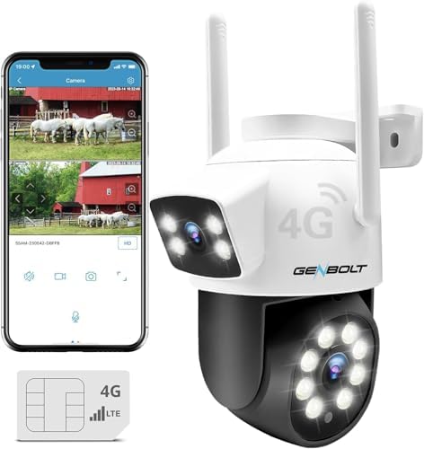 Telecamera di sorveglianza per interni, 4 MP con doppio WiFi