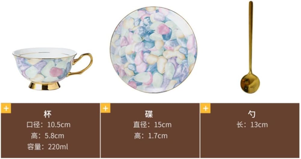 Bone Porcelain Coffee Cup Set European And British Afternoon Tea Set Ceramic