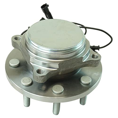 Image of TRQ 2 Piece Front Wheel Bearing & Hub Assembly Set Compatible with 2012-2013 Ram 2500 2012 3500