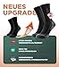 PULIOU Merino Socken Thermosocken Herren Damen Wandersocken Dicke Merinowolle Outdoor Trekkingsocken Anti-Blasen Arbeitssocken Wintersocken,3 Paar