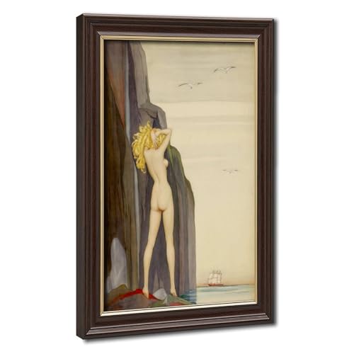Impression sur toile Lorilee d'Alberto Vargas : affiche suspendue 30x45 cm