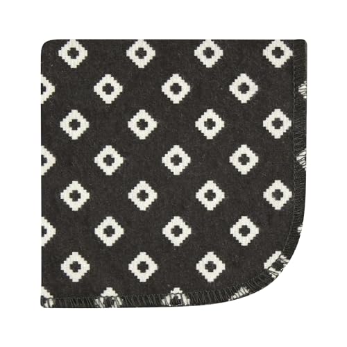 Image of Hudson Baby Unisex Baby Flannel Cotton Poly Washcloths, Wild Buffalo 12 Pack, One Size