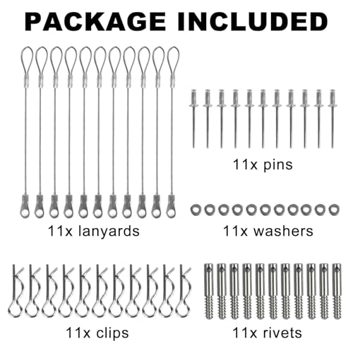 Image of Clutch Cover Pin Kit for X3, PSLER Quick Release Belt Cover Tool Clutch Cover Gasket Kit Compatible with Maverick X3 2017 2018 2019 2020 2021 2022 2023 2024 2025 Replace#715005045