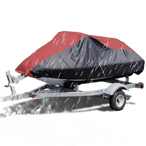 Funda Impermeable 600D, Color Negro Y Rojo para Sea Doo GTX Limited GTR 215