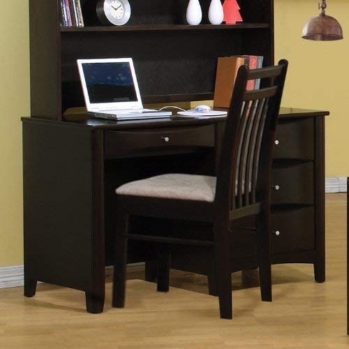 Coaster Home Furnishings Phoenix Single Pedestal Youth Computer Desk Cappuccino #TOP2