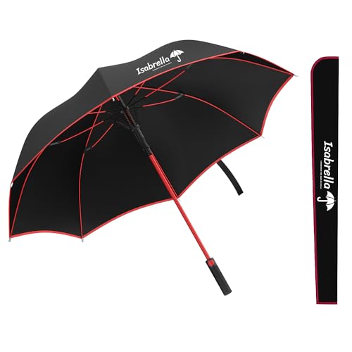 ISABRELLA Umbrella for Men - 54 Inch Umbrella Big Size - One-Clic...
