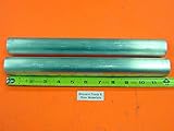 2 Pieces 1-1/2' +/-.005' Aluminum Round 6061 Rod 12' Long +.07'/-0 Solid T6511 Extruded BAR Stock...