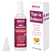 MIILYE Perücken Kleber Entferner/Tape Extension Löser Spray 120 ml/4 oz, Schnell wirkend Haarkleber Entferner, Bondinglöser und Tape Lösemittel für Spitzenperücken, Hair Extensions