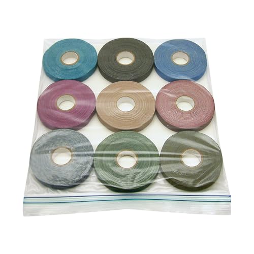 J.V. Converting JVCC Spike Tape Multi-Pack, 1/2 in. x 60 ft. / Assorted (Black,Burgundy,Dark Blue,Dark Green,Electric Blue,Olive Drab,Purple,Tan,Teal) / 9 Rolls 9 Rolls/Pack, 1 Rolls