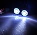 XJJ 2 Leds Angel Eyes LED Light Headlights/Taillight for 1:10 RC Crawler Car Blue&White