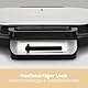 Clatronic® Waffeleisen mit 2 antihaftbeschichteten Backflächen | Waffeleisen Herzform stufenlos einstellbarer Bräunungsgrad & Backampel | 2 Waffeln pro Backvorgang | 1200W | WA 3745