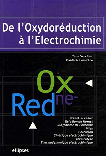 De l'oxydoréduction à l'électrochimie PDF Ebook En Ligne