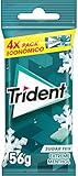Instrucciones para su uso adecuado: Abrir y consumir; Ingredientes: Ingredientes: Edulcorantes (sorbitol, isomaltosa, maltitoles, aspartamo, sucralosa, acesulfamo K) Goma base, Aromas, Espesante (goma arábiga) Emulgente (lecitinas) Agente de recubrimiento (cera carnauba) Colorantes (azul brillante FCF, luteína). Un consumo excesivo puede producir efectos laxantes. Contiene una fuente de fenilalanina.