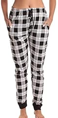 Black White Plaid Jogger