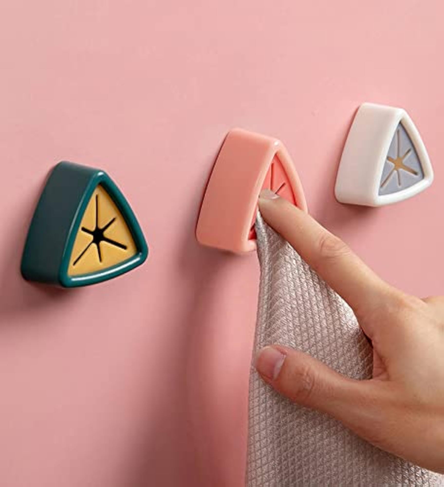 Self-Adhesive Towel Holder, Pack of 3 Pcs