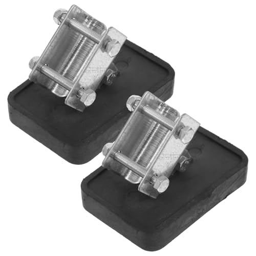 Holibanna 2pcs Ladder Foot Pads Rubber Stabilizers Ladder Leg Protective Covers for Home Workshop Safety Slip Parts