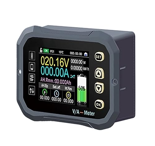 Battery Coulomb Meter, 0-120V 0-400A Compatible With 12V Batteries Up To 9999 MAh