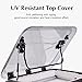 BJTDLLX RV Roof Vent Kit, 700 x500 mm Cut Out RV Caravan Roof Window Hatch W/LED light, Large RV Skylight Roof Vent Hatch Double-layer Hollow Acrylic Cover With Net and Sunshade (700*500mm)