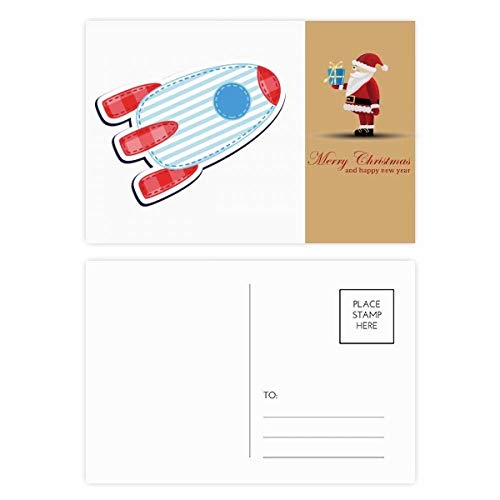 Cartes postales Père Noël dans l'espace pour des vœux de Noël originaux