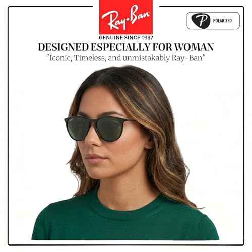Image of Ray-Ban RB4171 ERIKA CLASSIC Phantos Shaped Sunglasses for Women with Official RAYBAN Eyewear Kit