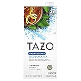 Tazo Unsweetened Iced Black Tea Concentrate For a Refreshing Iced Beverage Black with a Vibrant and Smooth Blend of Black Teas 32 oz