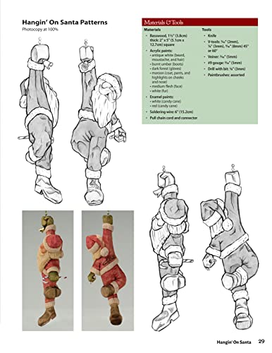 Handcarved Christmas, Updated Second Edition: 40 Beginner-Friendly Projects for Santas, Ornaments, Angels & More (Fox Chapel Publishing) Woodcarving Compilation from Woodcarving Illustrated Magazine - Image 6