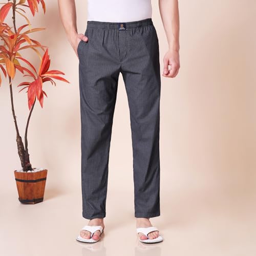 Image of Urban Scottish 100% Cotton Comfortable Men's Lounge Pants Leisure-Wear with an Elastic Waist-Band and Regular Fit -Machine Washable Stay at Home Pyjama - Expert Featuring A Plush to The Touch Feel