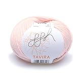 El hilo de verano está hecho de algodón y por lo tanto muy suave y flexible al tejer. Esto da como resultado un patrón de puntos particularmente uniforme, ideal para las camisetas de verano. Pero también los colores brillantes son perfectos.