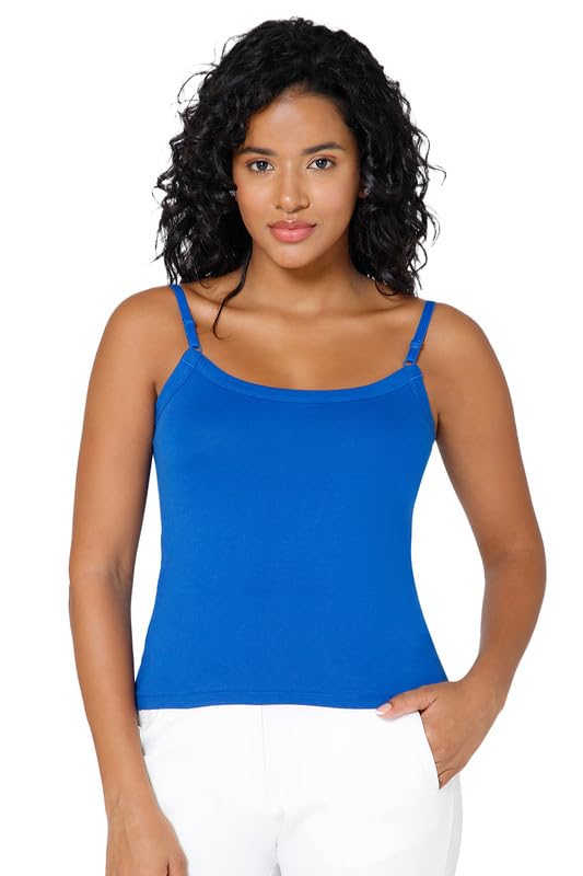 Image of Intimacy Cotton Camisole for Women with Adjustable Straps - Soft & Breathable Everyday Wear Slip for Women