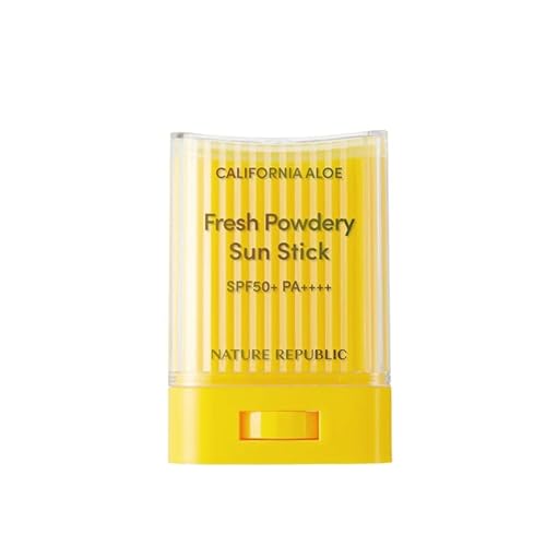 BC233 California Aloe Fresh Powdery Sun Stick, Suncream, Sunscreen SPF50+ PA++++ (24g 0.77 oz), 1 Count (Pack of 1)