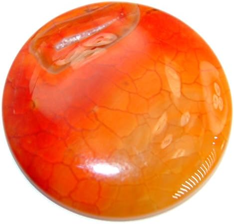 SilverRush Style Natural Simple Mexican Fire Agate 87.5 Ct Loose Stone from