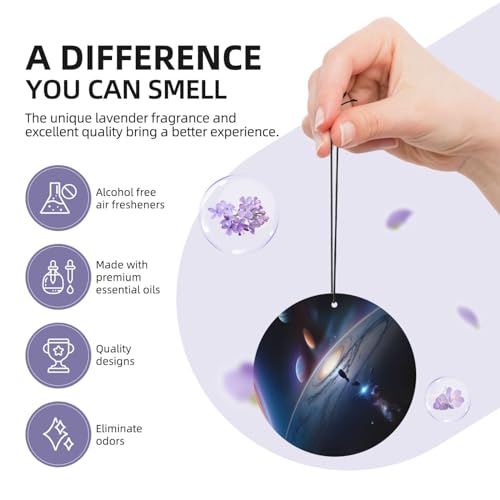 Hojas aromáticas para coche con fragancia a lavanda miniatura 5