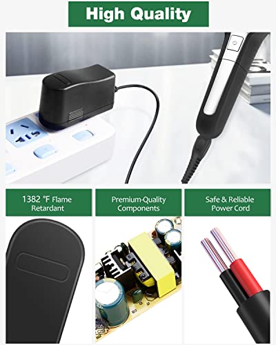 HQ8505 Replacement Phi Lips Nore lco Charger Cord Fit for 2300 3500 7000 5000 3000 Series mg5750 mg7750 Electric Shaver Razor, Aquatec Arcitec Multigroom Beard Trimmer