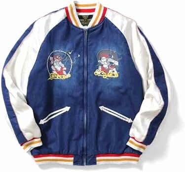 HOUSTON INDIGO NYLON SOUVENIR JACKET最終値下 Amazon.co.jp: [ヒューストン] ジャケット INDIGO NYLON