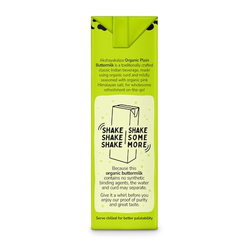 Image of Akshayakalpa Organic Plain Butter Milk - UHT - 180ml