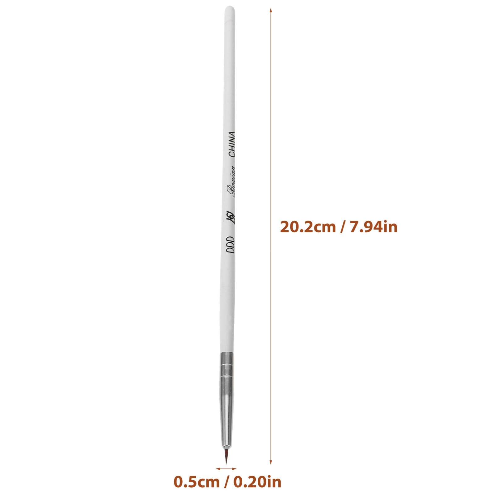 TOVINANNA 3pcs Nail Art Brush Precision Nail Design Tools Versatile and Easy to Use for Intricate Designs and Creative Styles