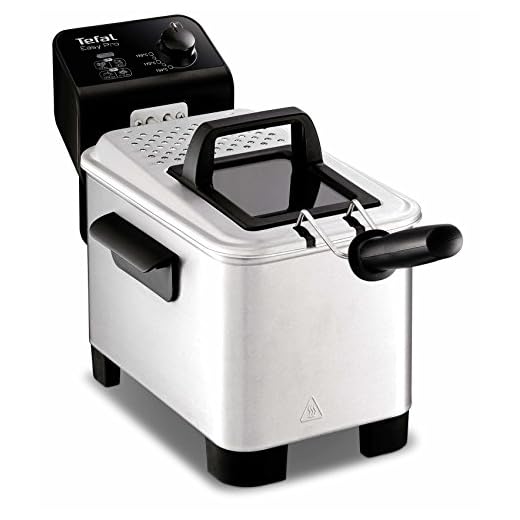 Tefal Easy Pro FR3330 Frituurmachine, 2200 W, 3 liter, roestvrij staal, cranberry