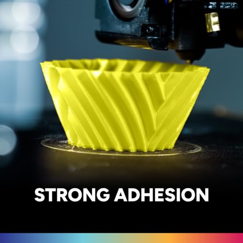 Image of OVERTURE PLA Filament 1.75mm, Neatly Wound 3D Printer Filament 1kg Spool (2.2lbs), Dimensional Accuracy + /- 0.02 mm, Fit Most FDM 3D Printers (Highlight Yellow)
