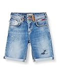 LTB Jeans Jungen Corvin B Jeans-Shorts, Azul Painted Wash 53622, 134