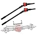 ZXYRC Hard Steel Front/Rear Axle Drive Shaft â€‹for Axial SCX10 1/10 RC Crawler Car Parts (Front)