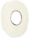 Frost King R538WH Rubber Foam Tape 3/8in Wide x 5/16in Thick x 10ft Long, White