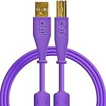 DJ TechTools Chroma Cables Audio Optimized 1.5M USB-A to USB-B Cable Purple