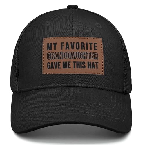 Image of Grandpa Hats for Men, Birthday Gifts for Grandpa, Gift from Grandkids, Funny Trucker Hat Baseball Cap