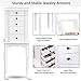 Giantex Jewelry Cabinet Armoire Box Storage Chest Necklace Stand Organizer