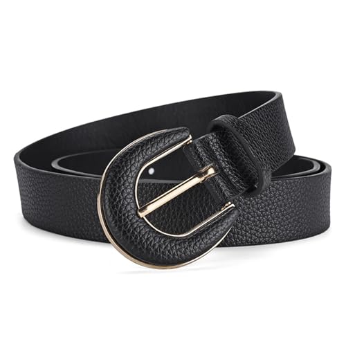 Belt for Women Jeans Dresses Pants Ladies Faux Leather Waist Belts with Stylish Buckle2