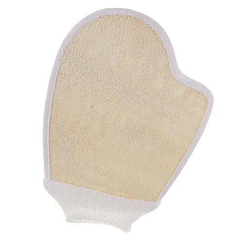 1 esponja de baño de lufa para masaje, ducha, exfoliante, guante de limpieza