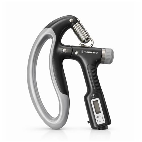 Image of Btag Hand Gripper with Counter - Adjustable Grip Strengthener, 100 KG Capacity for Forearm, Wrist & Finger Workout Men & Women (Black)
