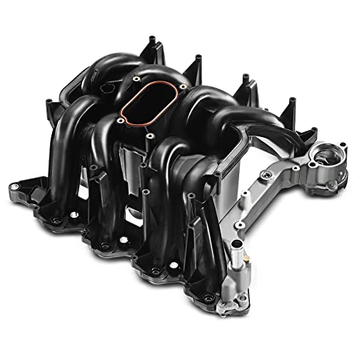 A-Premium Upper Intake Manifold With Gaskets Thermostat Kits Compatible With Ford E/F Series, E150, E250, E350, E450, F150, F250, F350, Excursion, Expedition, 5.4L V8, Replace# 2L1Z-9424-Aa, 615-188 #TOP7