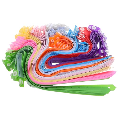 Healvian Pulseras de Identificación Médica Ajustables para Adultos 100 Unidades Multicolor Resistentes al Agua y Desgarros Etiquetas para Escribir Ideales para Hospitales y Emergencias