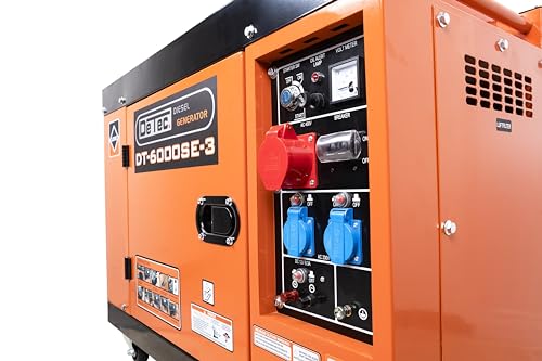 Dieselgenerator DeTec 3 Phasen 5500 Watt für Notstromversorgung